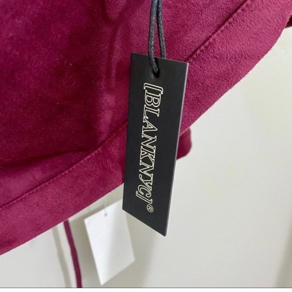 🌟SOLD🌟BlankNYC XL Women’s Faux Suede Jacket NWT - Picture 6 of 9